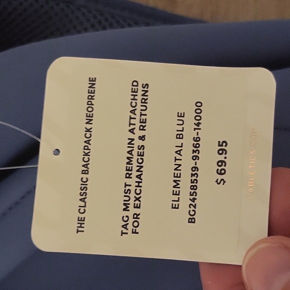 Fabletics blue backpack - Picture 2 of 3